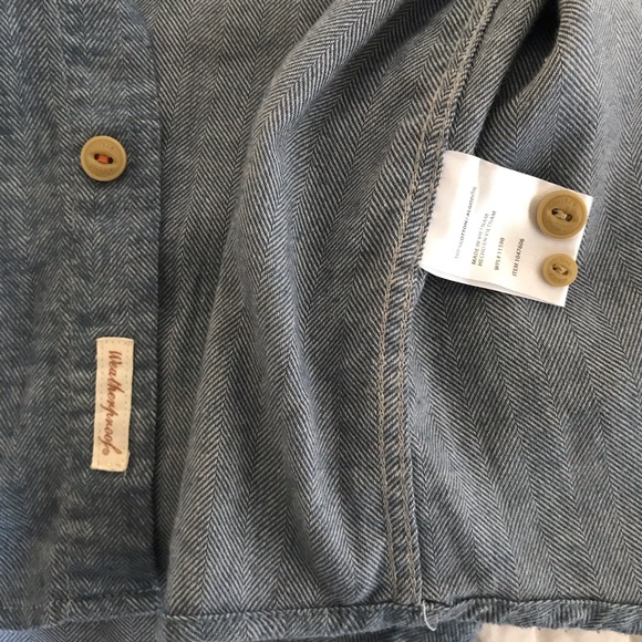 Original Weatherproof Vintage Flannel Large Blue - Picture 7 of 8